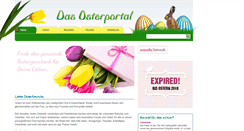 Desktop Screenshot of das-osterportal.de